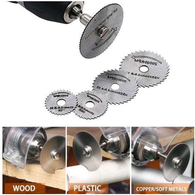 mini saw MATA GERGAJI Saw Blade Mini Grinder Set 6pc  Mata Potong Mini Gerinda multifungsi