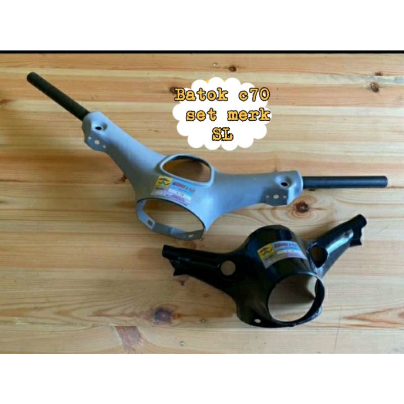 Stang Setang Motor Honda C70 Batok c70 set stir Atas Bawah Tebal Murah / Stang Stir Batok C70 set