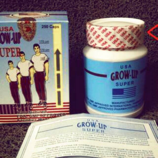 OBAT PENINGGI BADAN GROW-UP USA ASLI