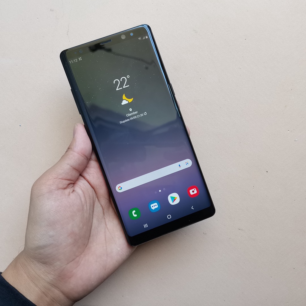 HANDPHONE SAMSUNG GALAXY NOTE 8 6/64GB EX INTER HP AJA SECOND SEKEN BEKAS MURAH