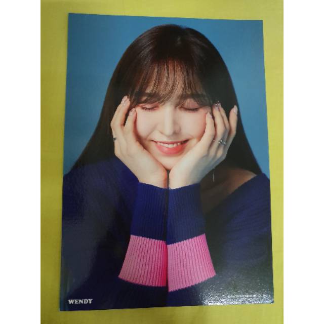 RED VELVET WENDY AND GROUP SEASON GREETING 2019 A4 POSTER