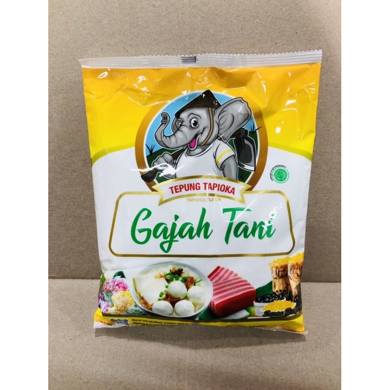 

TEPUNG TAPIOKA 500 GR - GAJAH TANI - TEPUNG TAPIOKA