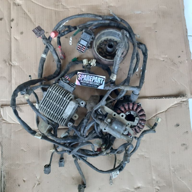 ACG DOUBLE STARTER PENGAPIAN KELISTRIKAN KABEL BODY NEW VARIO 150 FI LED ESP LAMA OLD K59 K 59 K59F