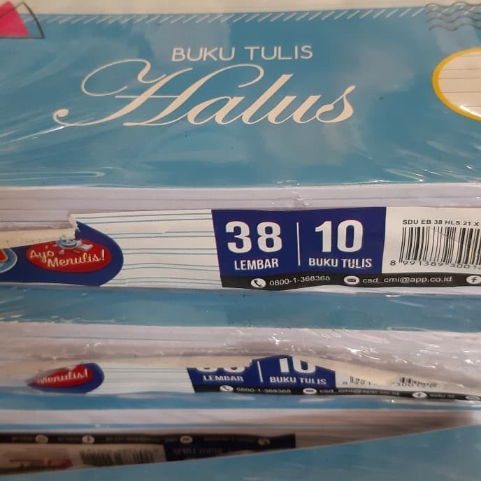 

Buku halus sidu isi 38 lembar