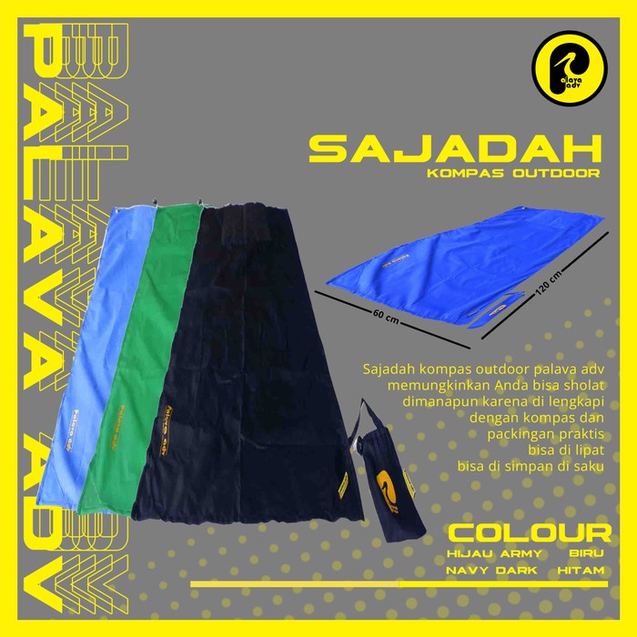 Sajadah Kompas - Sajadah Outdoor - Sajadah Dengan Arah Kiblat - Sajada #98