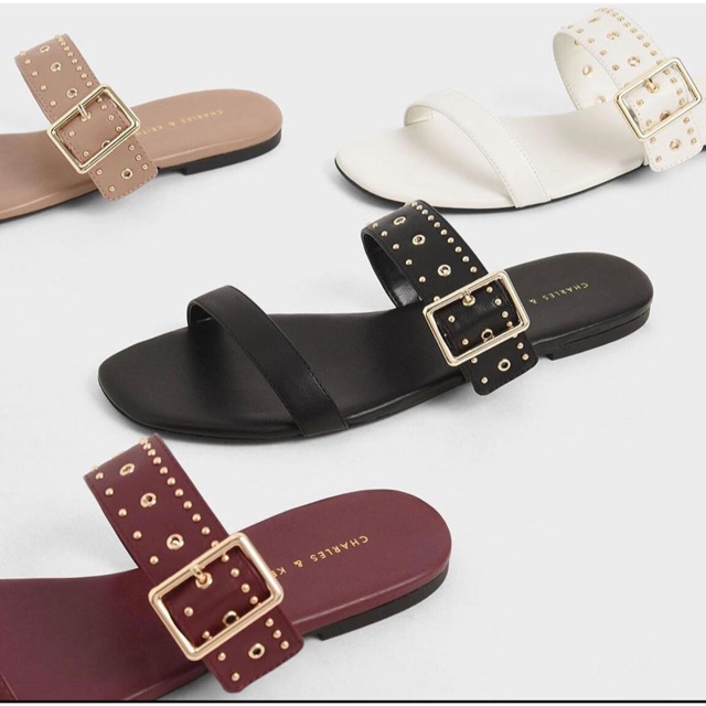 Charless and keith flat belt sandal