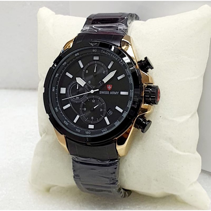 [CHRONO AKTIF] 4 Variasi Jam Tangan Pria SA 6561 Chrono Rantai Super