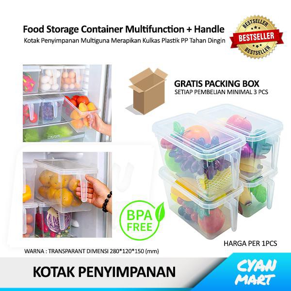 Kotak Makanan Food Storage Box Container Freezer Rak Kulkas Serbaguna