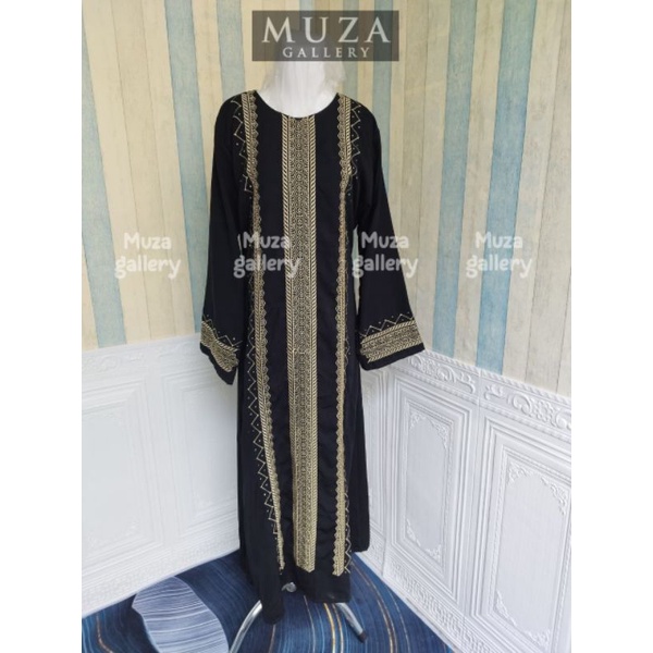 MUZA ABAYA HITAM GAMIS TURKEY SARAH