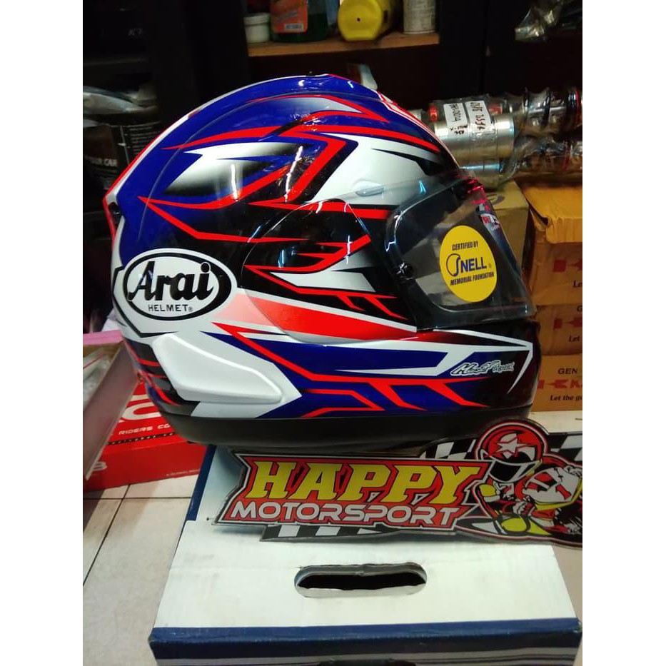 HELM FULL FACE ARAI RX7X GHOST BLUE SIZE M (57-58CM) ORI JAPAN NON SNI