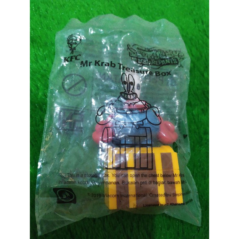 Mr Krab Treasure Box - Spongebob SquarePants - KFC Chaki Kids Meal