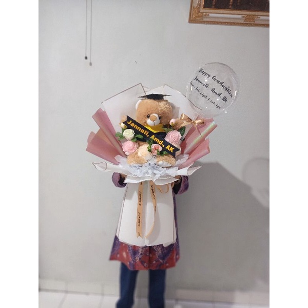 graduation doll bouquet