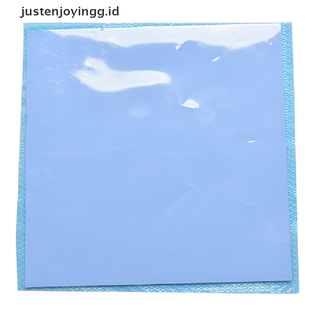 Pad Silikon Konduktif Termal Warna Biru Ukuran 100mm X 100mm X 1mm