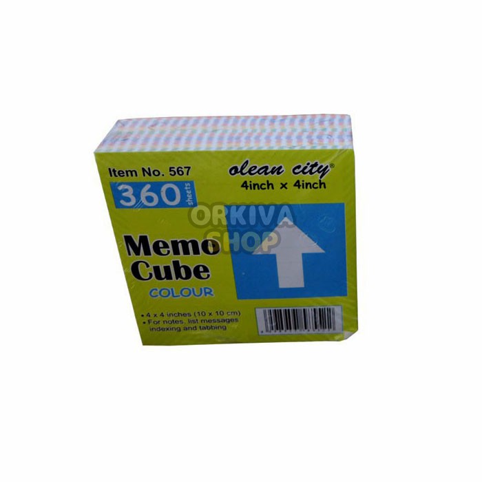 

Memo Cube Kotak Motif 4x4 inch MPOC-567 Super POP1