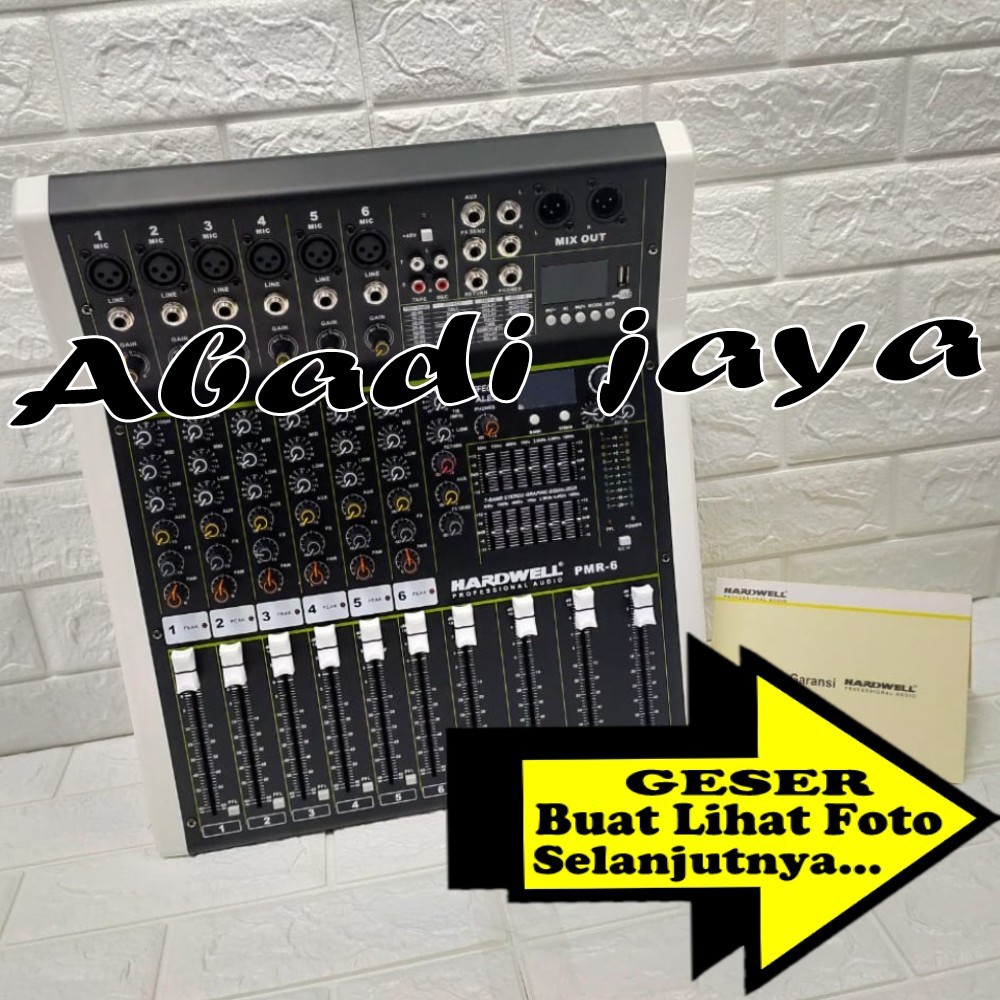 power mixer HARDWELL PMR6 Effect alesis HARDWELL PMR 6 chanel ORYGINAL