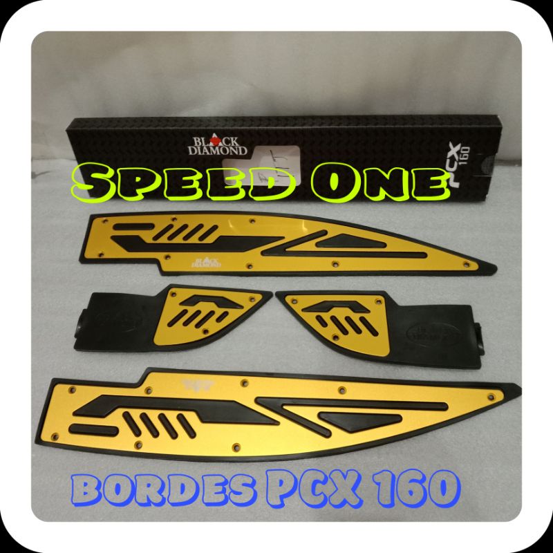 karpet bordes pcx 160 new black diamond