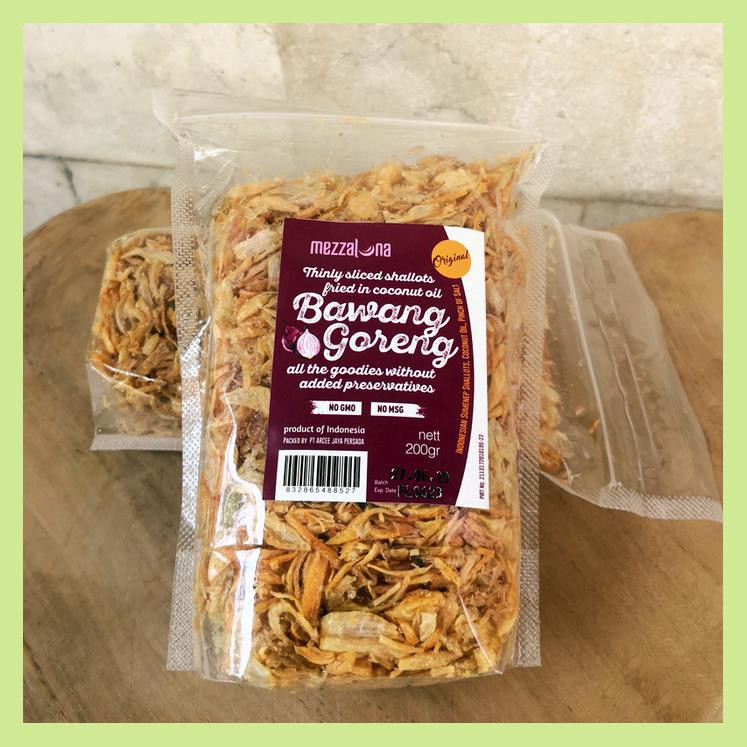 

BAWANG GORENG SUMENEP 100% 200GR MEZZALUNA - 200GR