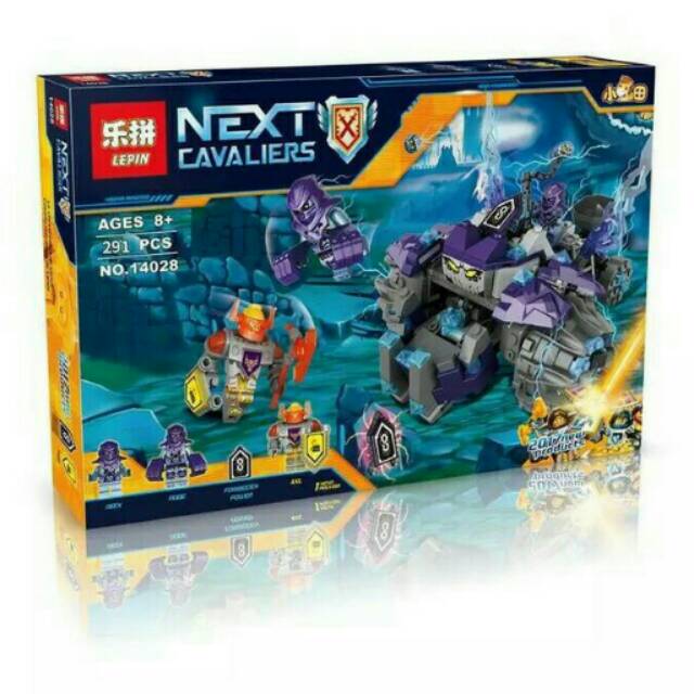 LEGE LEPIN 14028 NEXO KNIGHTS NEXT CAVALIERS THE THREE BROTHERS MURAH BARU 2017