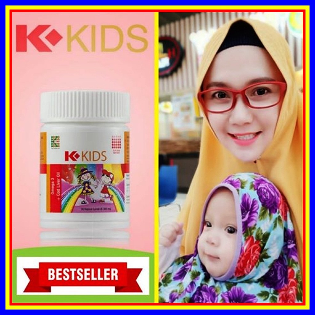 K Kids Obat Vitamin Anak Umur 1 Tahun Minyak Ikan Omega 6 K Kids Shopee Indonesia