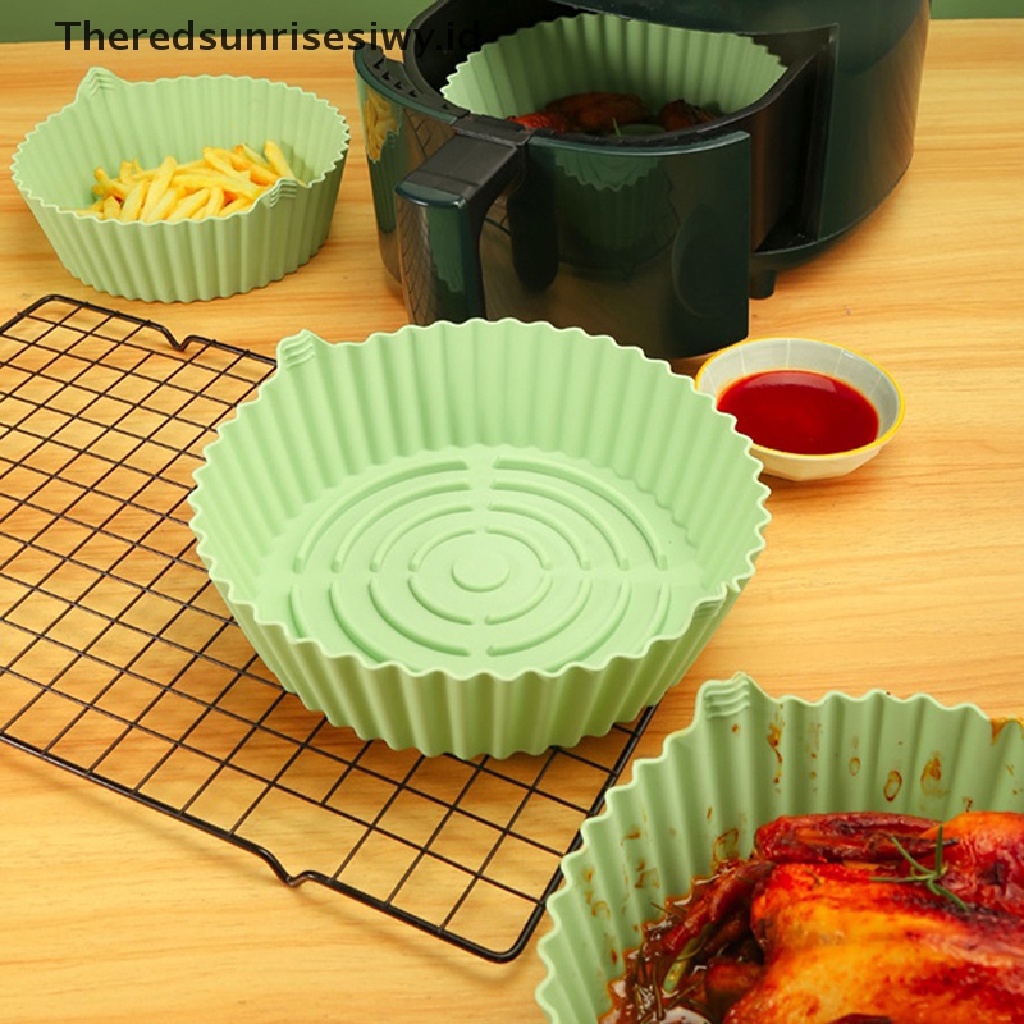 # Alat Rumah Tangga # 1 Pc Nampan Loyang Air Fryer Bahan Silikon Anti Lengket