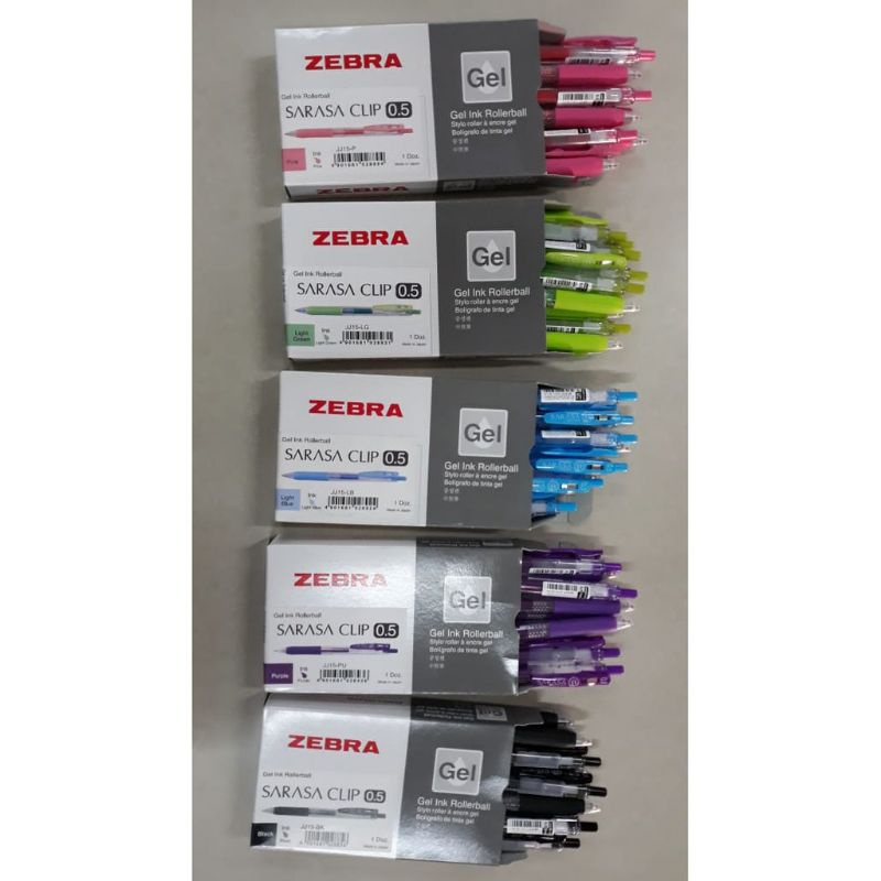

Pulpen Zebra Sarasa Clip 0,5 mm per pcs