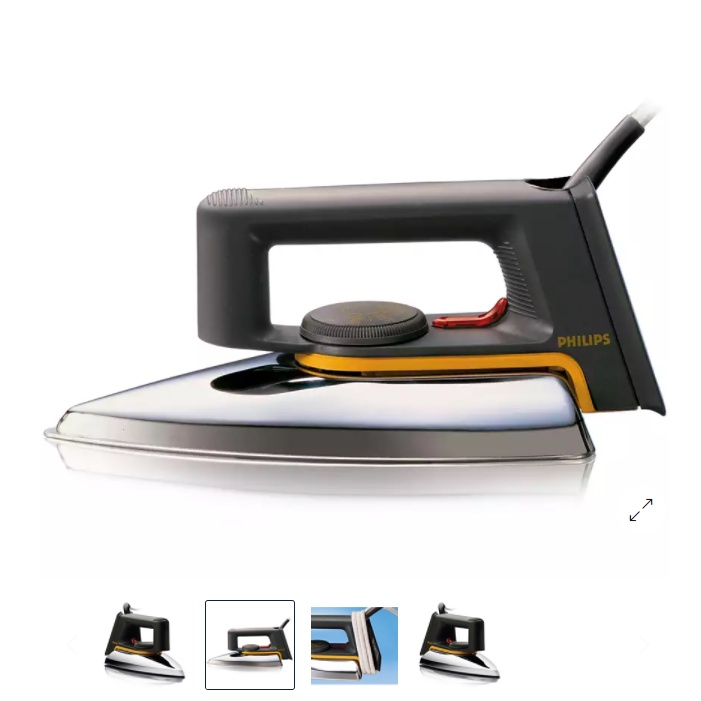 PHILIPS HD1172 Classic Dry Iron 350W Setrika Kering Original HD1172/99