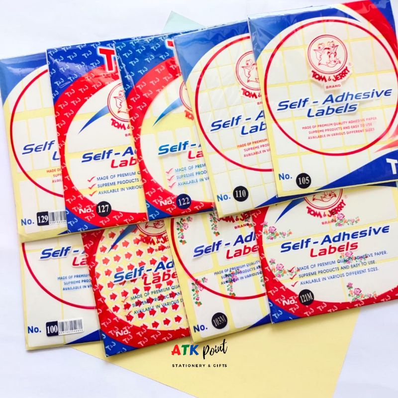 

ATK-POINT | T&J self adhesive label/ stiker label harga/ stiker label nama/ stiker label serbaguna berbagai bentuk stiker label TOM AND JERRY