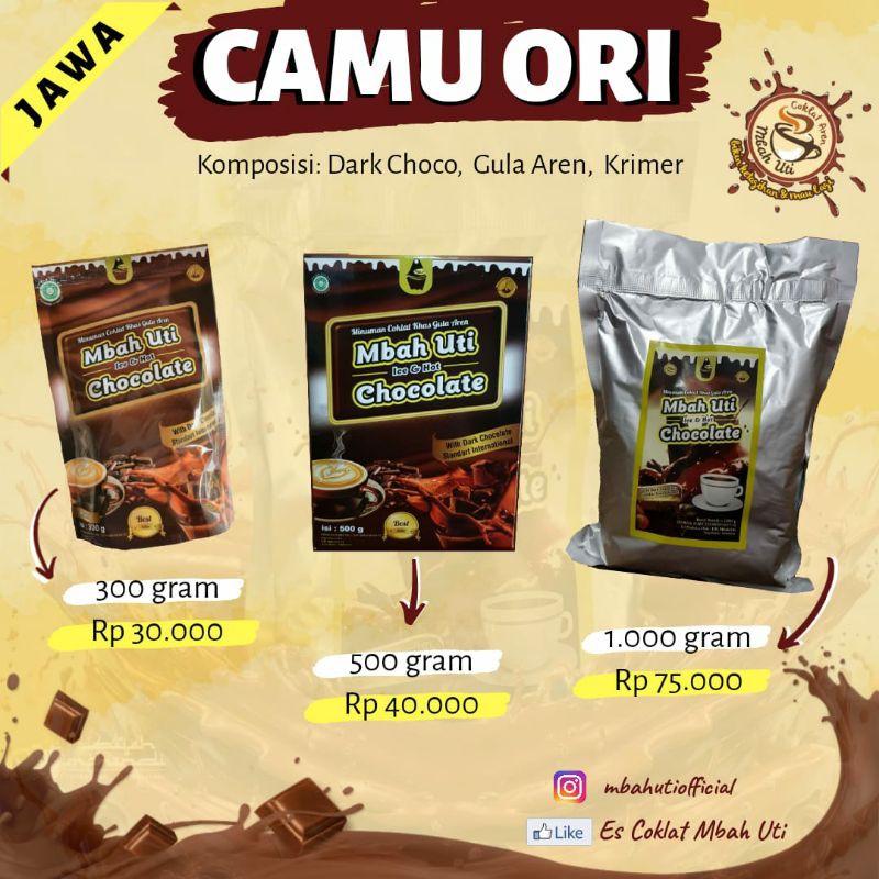 

(1000gr) Coklat Aren Mbah Uti - Minuman Coklat