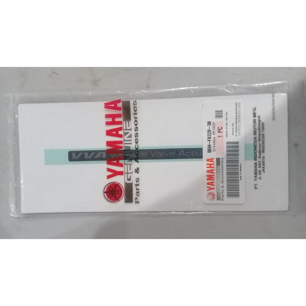 GRAFIK VVA EMBLEM VVA STIKER VVA ORIGINAL YAMAHA NMAX, AEROX155/ EMBLEM (UR MBL2) B6H-F8328-30