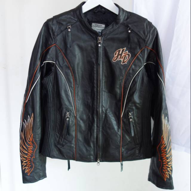 Harley Davidson Original Kulit asli Riding Gear Jaket Touring Motor Protector Branded Second Prelove