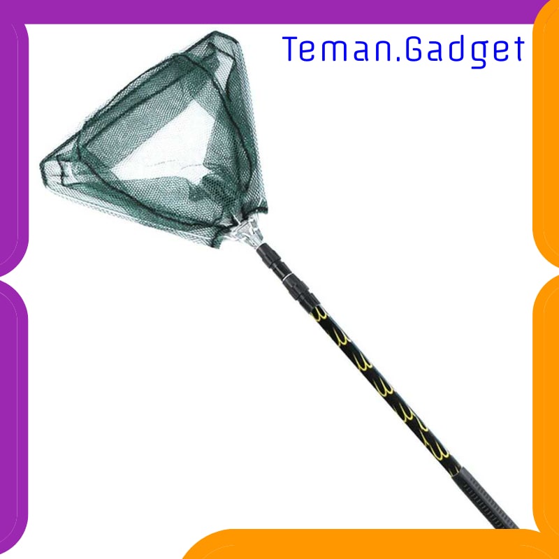 TG-IF307 GMARTY JARING PANCING PENANGKAP IKAN TRIANGLE SHAPE WITH ROD 1.5M