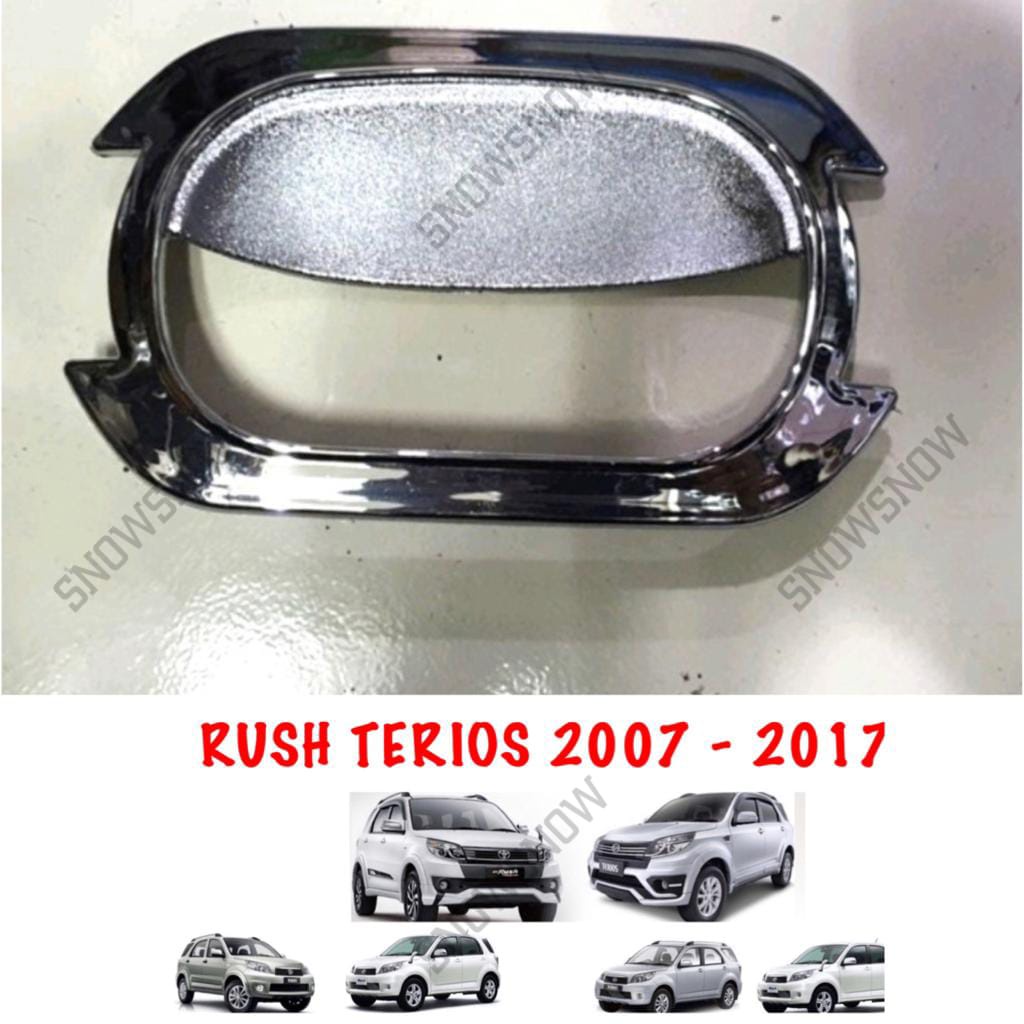 Outer Cover Mangkok Belakang Rush Terios Lama 2007 2008 2017 Chrome