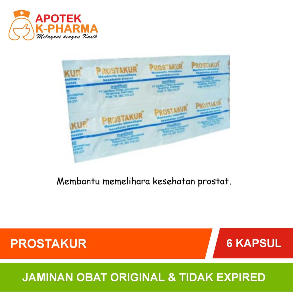 Prostakur Strip Isi 6 Tablet Obat Original