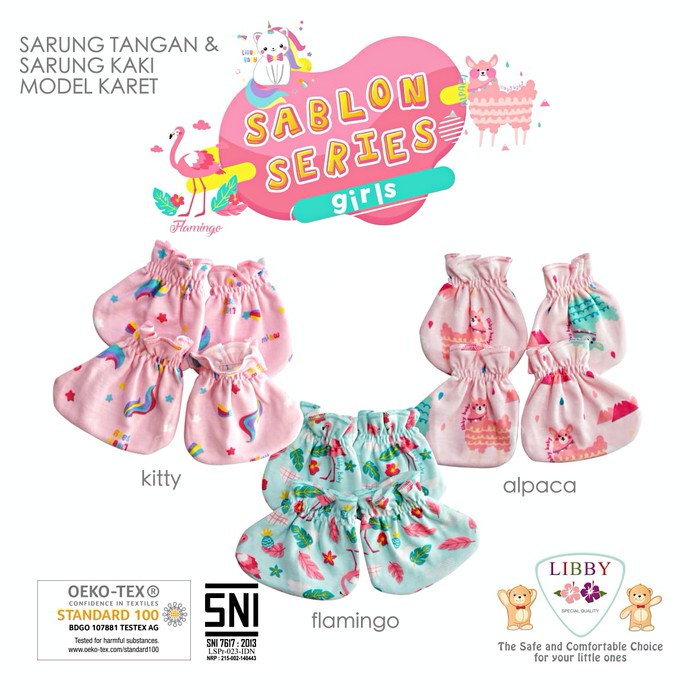 Sarung Tangan dan Kaos Kaki Libby - 2pc set - Libby Sarung Tangan dan Kaos Kaki Bayi