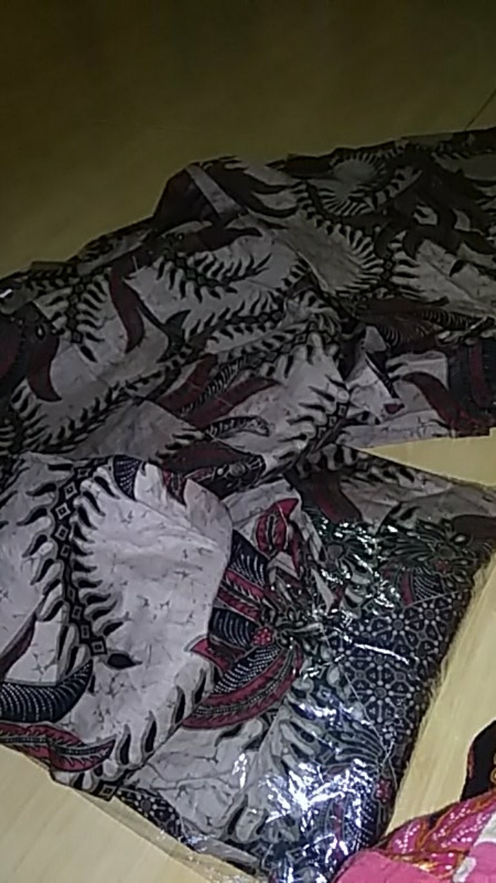 Batik Couple Keluarga - Sania Ruffle Batik Couple Garansi Termurah Shopee- Couple Set Family Asyanti
