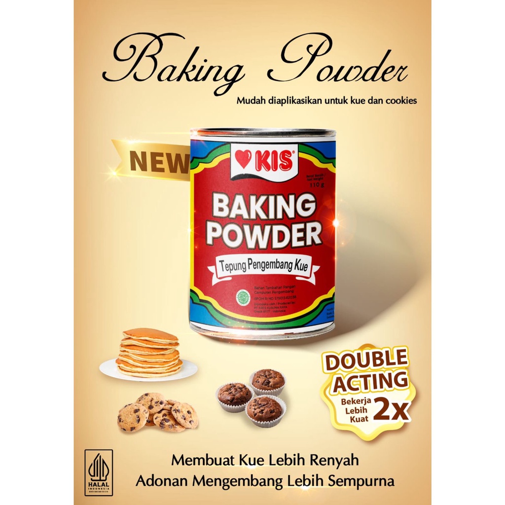 CHEFMATE BAKING POWDER 110 Gr / BAKING POWDER