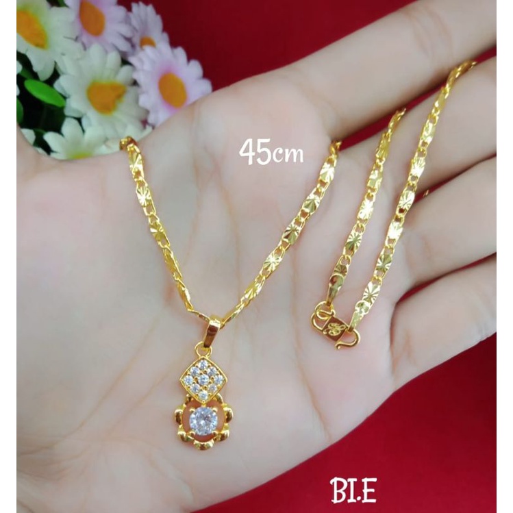 kalung wanita emas muda kadar 35%