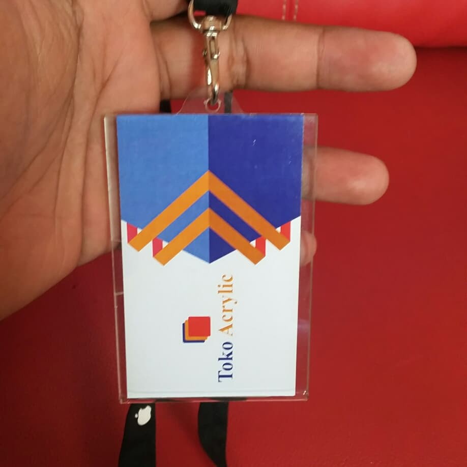 

id card holder akrilik / name tag
