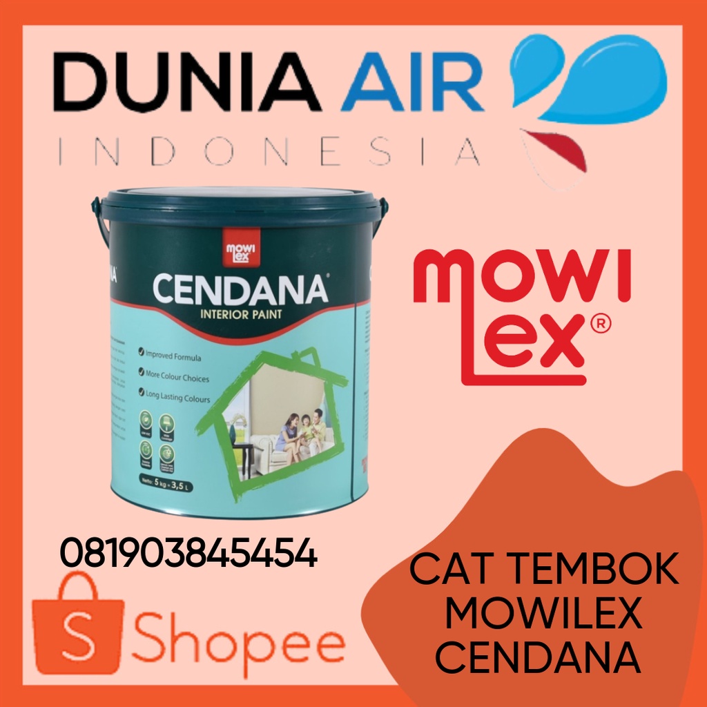 CAT TEMBOK MOWILEX CENDANA PAIL 25KG/Cat Tembok Mowilex Cendana 25 KG