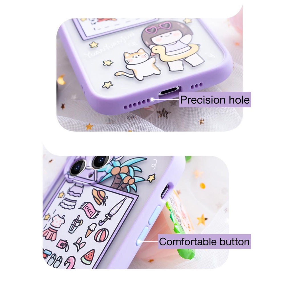 Soft case Lucu candy Lilac cantik Iphone 6,7/8,6+/6s+,7+/8+,X Xs Max 11 Pro Max 12 Pro Max 13 Pro Max FM03 FM04