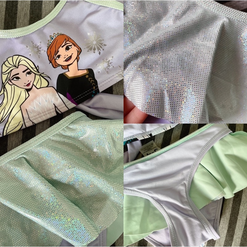 Baju renang anak perempuan twopiece unicorn frozen