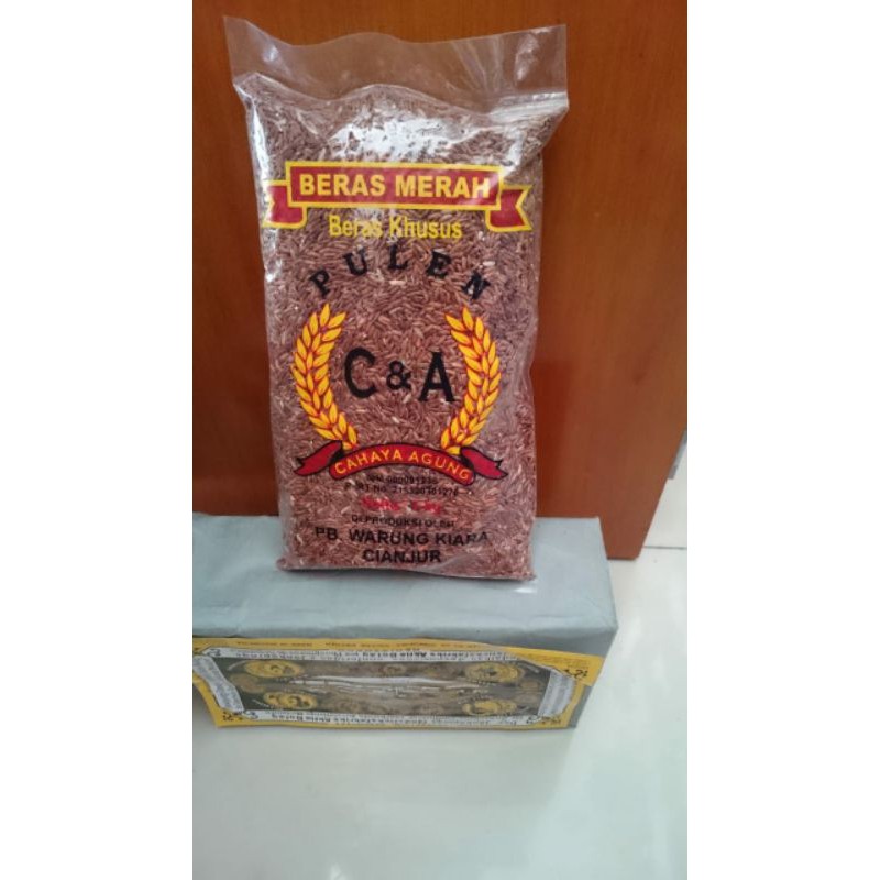 

BERAS MERAH AA CIANJUR 1KG PULEN SUDAH KUPAS SERAT TINGGI