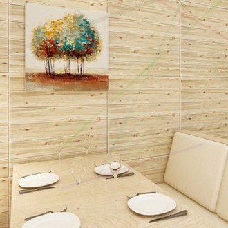 TIKTOK - H753 Wallpaper Kayu 70*70CM Wallpaper Dinding 3D Foam Waterproof WallSticker