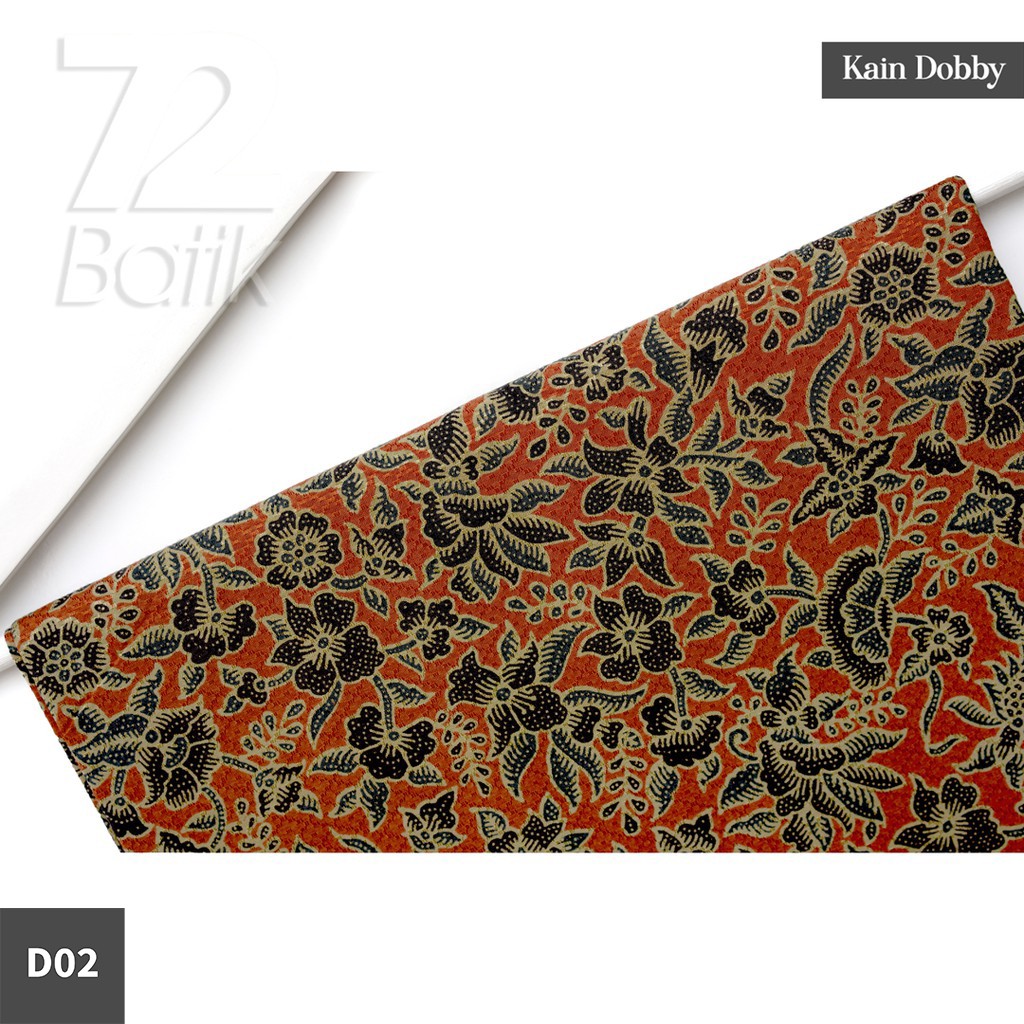 KAIN BATIK PREMIUM Dobby Motif Kembang Warna Merah Abang Bata Dolbi Dobi Doby Viscos 727973 Cap 72 Jarik Jarit Samping Kebat Panjang Batik Dobby Modern Premium Bahan Seragam Batik Pernikahan Kantor Keluarga Murah Kamen Jadi Batik Bali Lembaran