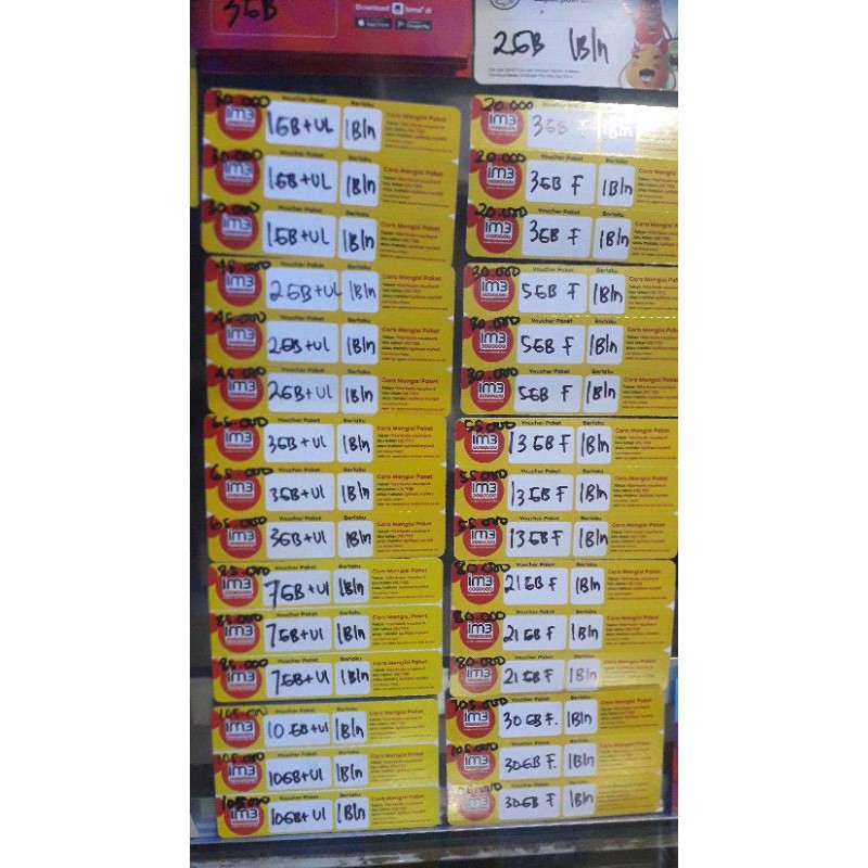 VOUCHER IM3 UNLIMITED