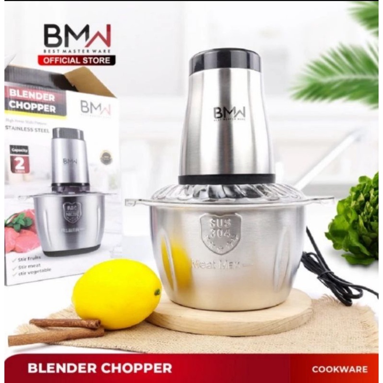 Blender Chopper 2Liter Makanan Buah Daging Sayur