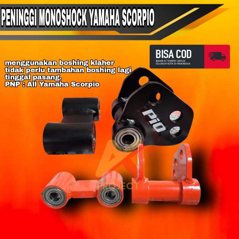UNITRACK UNITREK PENINGGI MONOSHOCK YAMAHA SCORPIO SCORPIO NEW SCORPIO Z