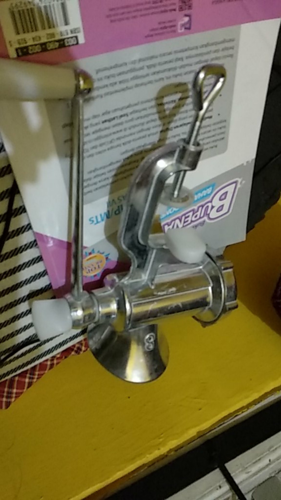 Penggiling Daging Manual Portable Bahan Stainless Steel Mincer Multiuse (meat Grinder)