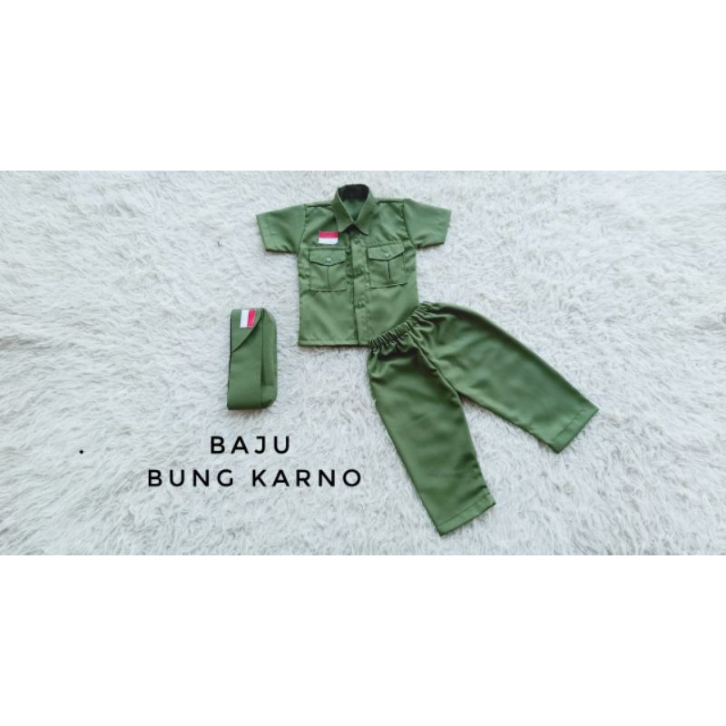 BAJU PEJUANG BUNG KARNO BAJU PAHLAWAN ANAK BAJU PAHLAWAN TERBARU