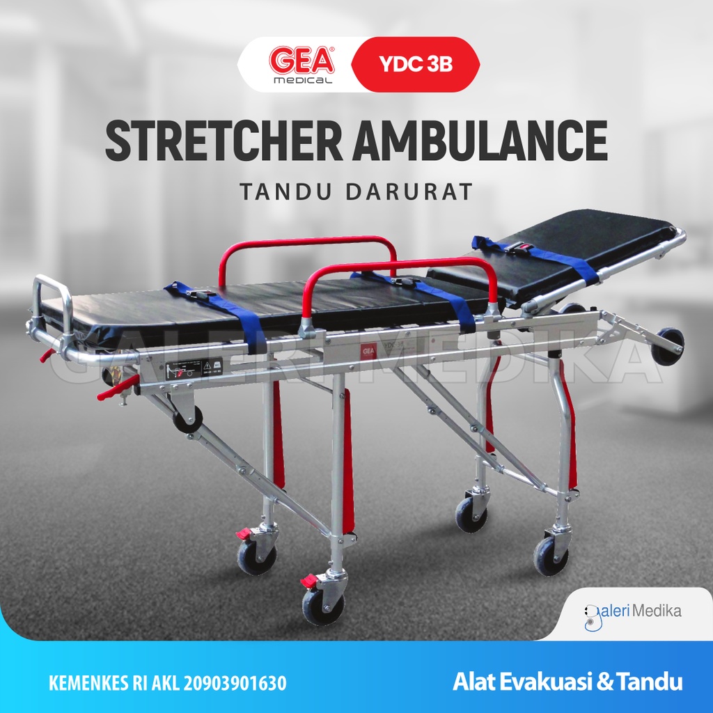 Stretcher Ambulance GEA YDC-3B / YDC3B / YDC 3B Emergency Stretcher